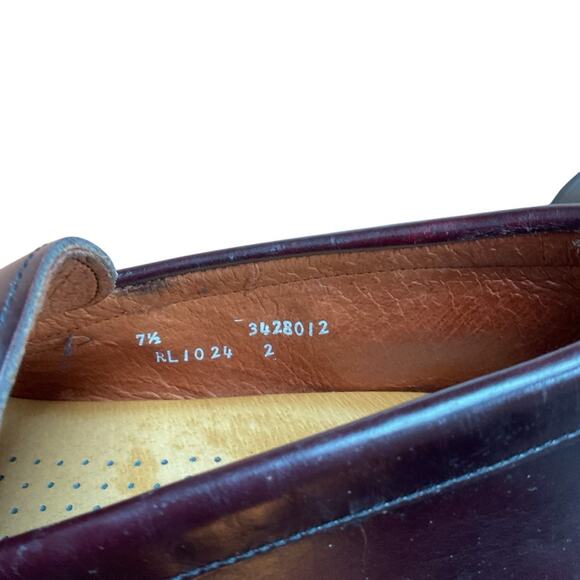 Men’s brown penny loafers with lift for height 7.5 - Picture 5 of 8